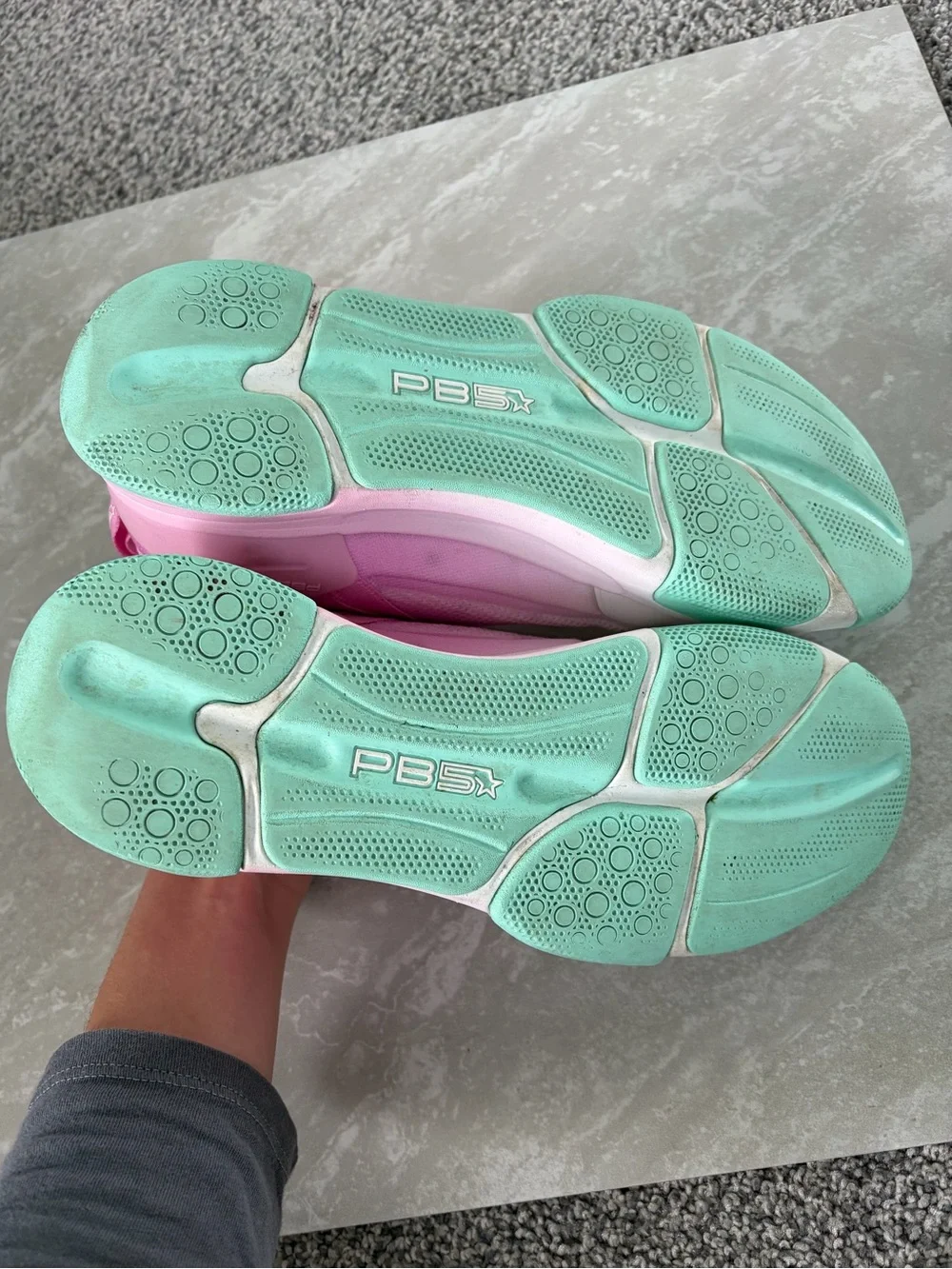 PB5Star Women's Pickleball Court Shoes, PB5 Court2 | Pink Multi- Women’s 7.5
